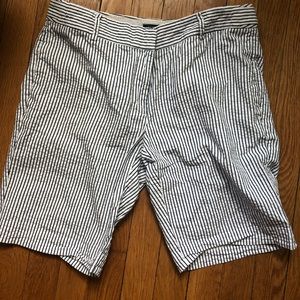 J. Crew striped city fit shorts